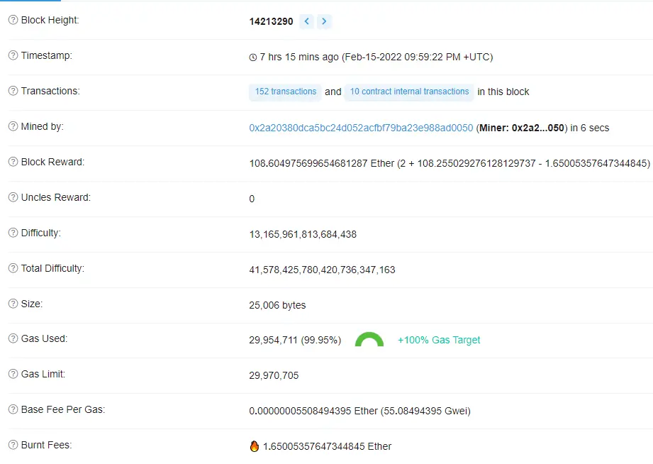 First Block in the Chain