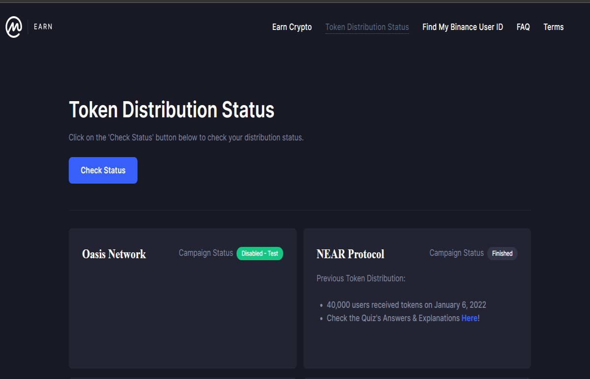 CoinmarketCap Status
