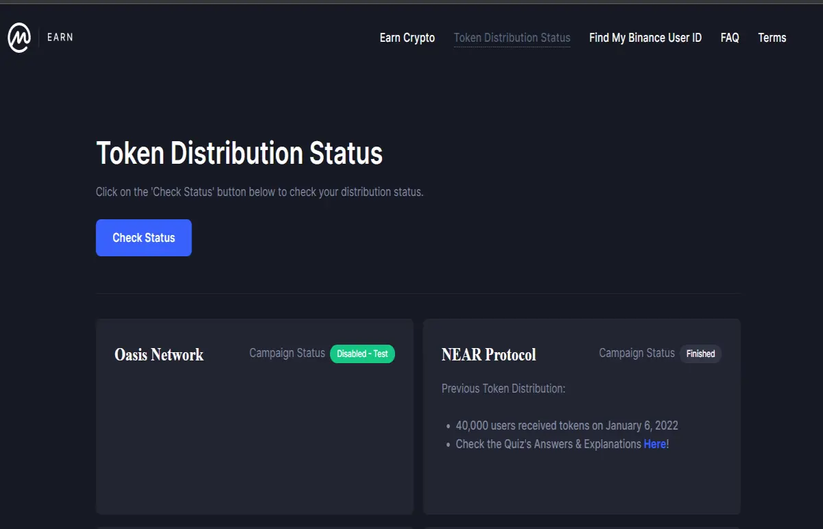 CoinmarketCap Status