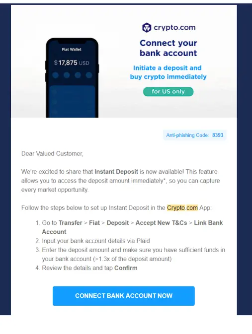 Instant Deposit