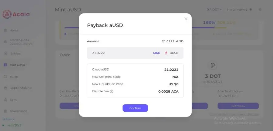 stablecoin, acala, defi, dex, blockchain