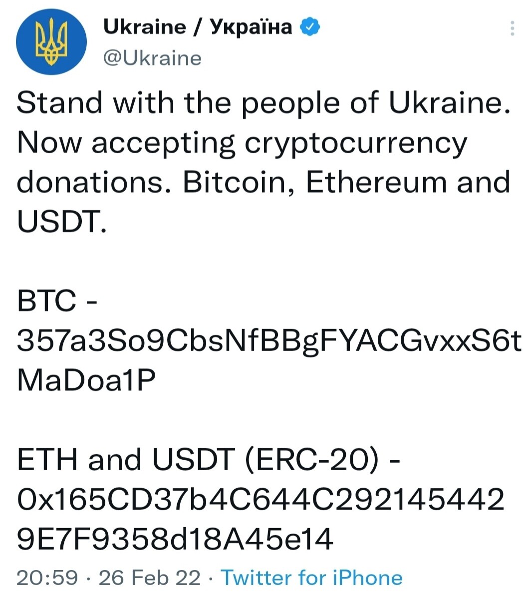 Tweet screen shot.