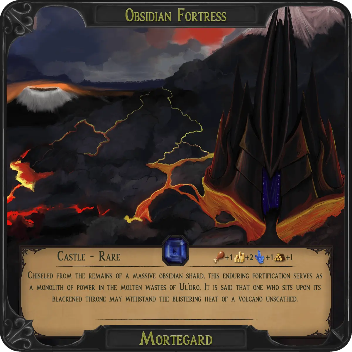 Mortegard Castle Card