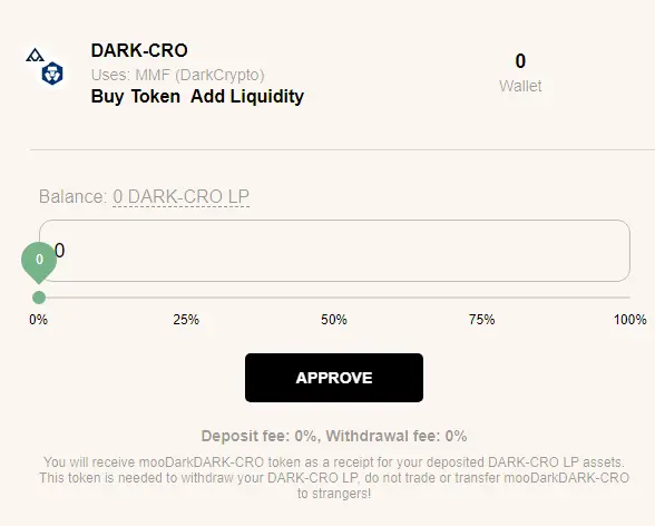 DARK CRO LP