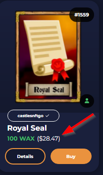 $5 Royal Seal Selling for $28