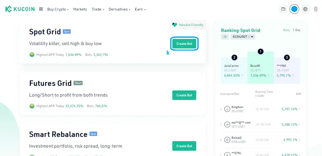 KuCoin Trading Bot
