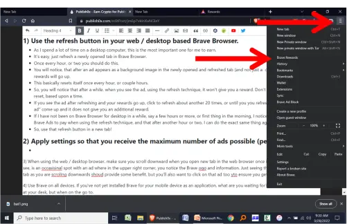 BAT Cryptocurrency Brave Browser