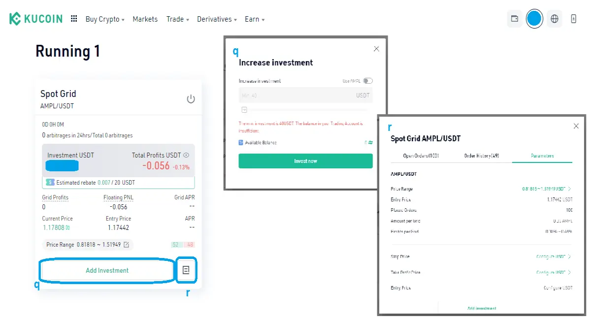 Trading Bot Interface
