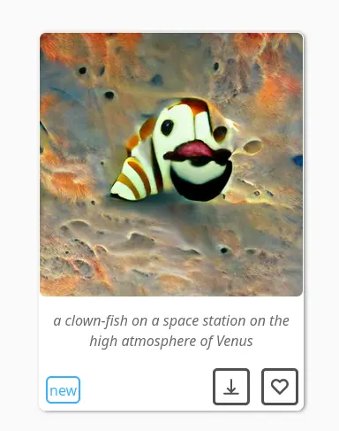 a clown-fish on venus