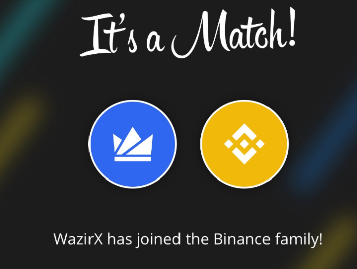 WazirX and Binance