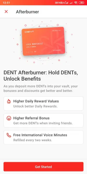 afterburner program DENT