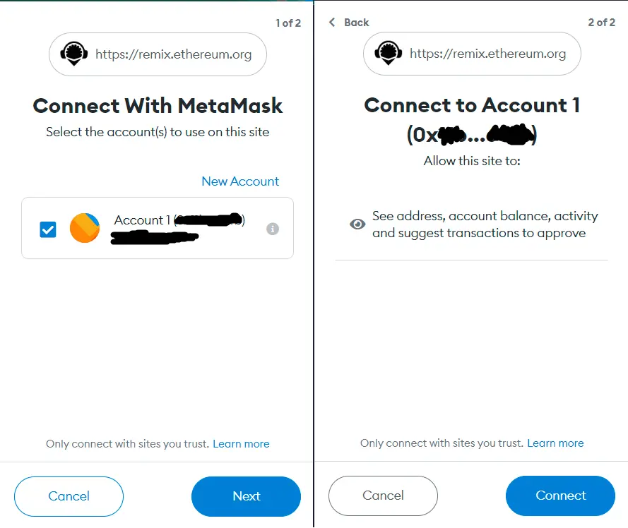 Connecting Remix to Metamask