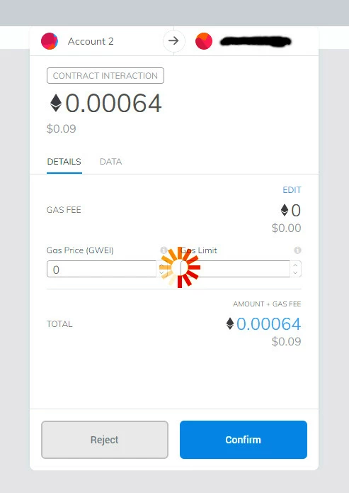 Stuck transaction on Metamask