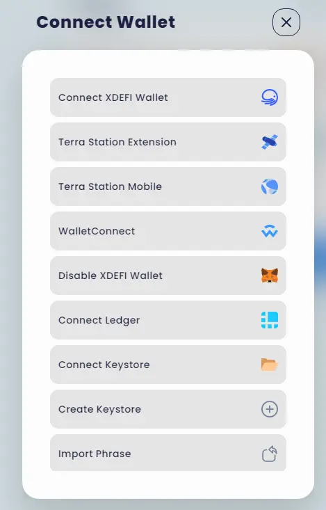 Connect wallet