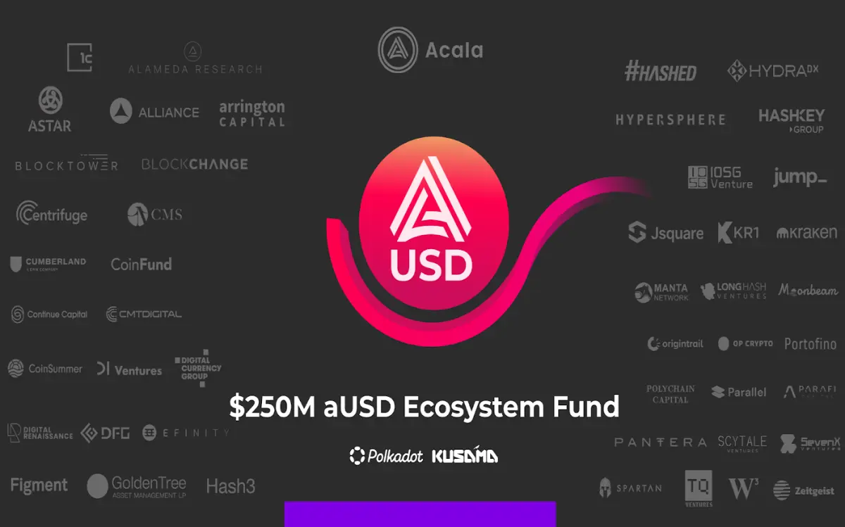 aUSD stablecoin polkadot crypto defi