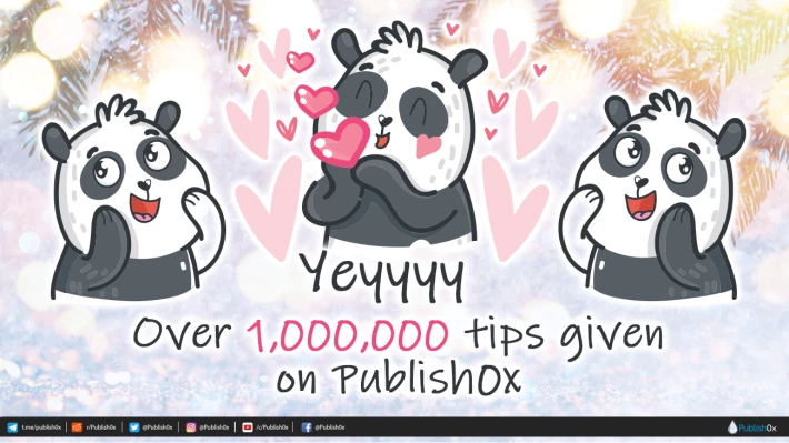 1M tips given