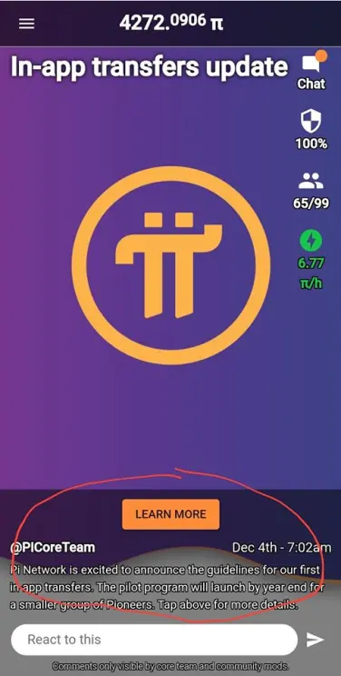 Mine Pi on my phone