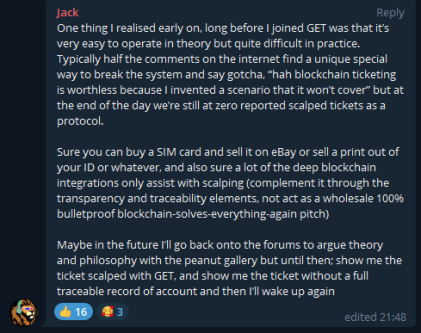 Telegram Conversation