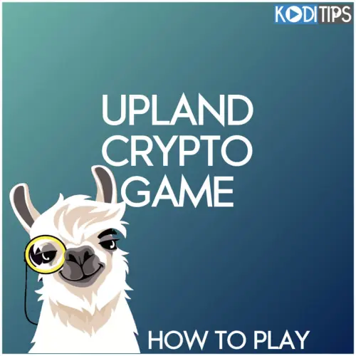 There is a llama from Upland on the picture