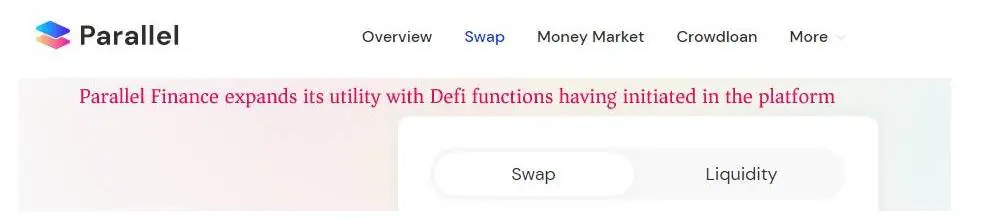 defi polkadot parallelfinance dex blockchain crypto