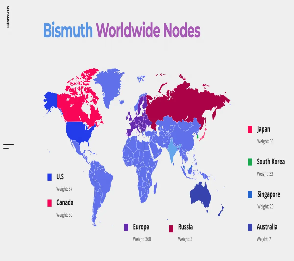 Bismuth Worldwide Nodes