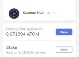 atom crypto blockchain defi dex