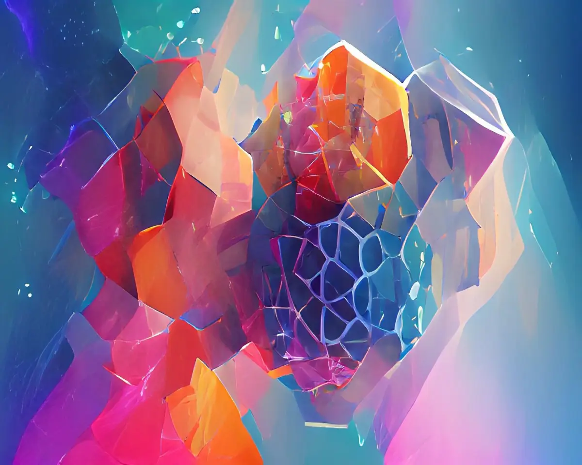 Abstract digital artwork