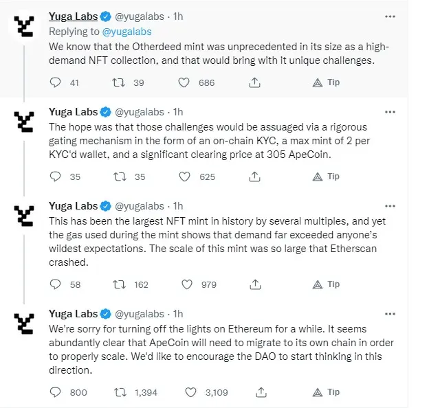 Yuga Labs Apology