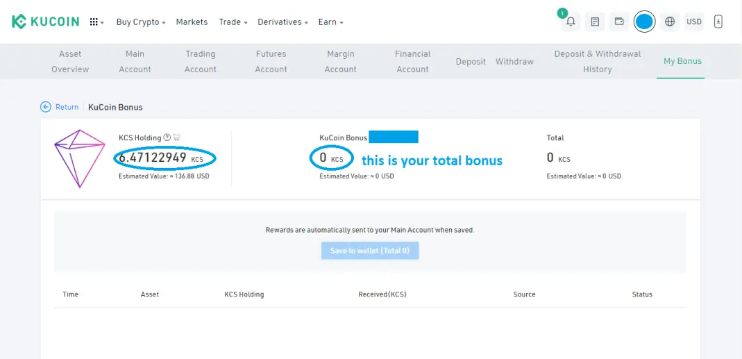 Check KCS Bonus