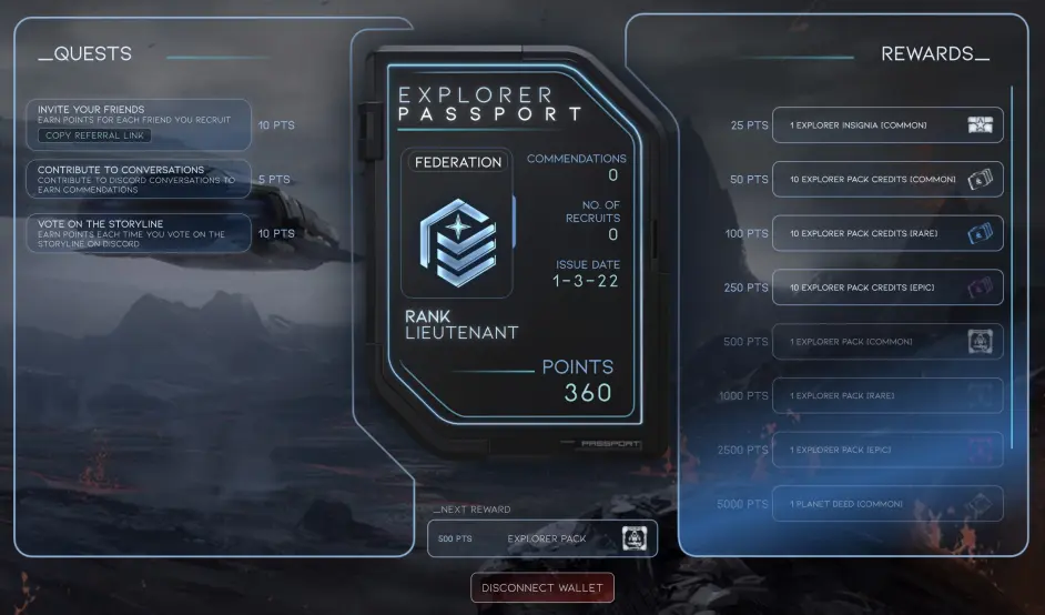 My Explorer Passport