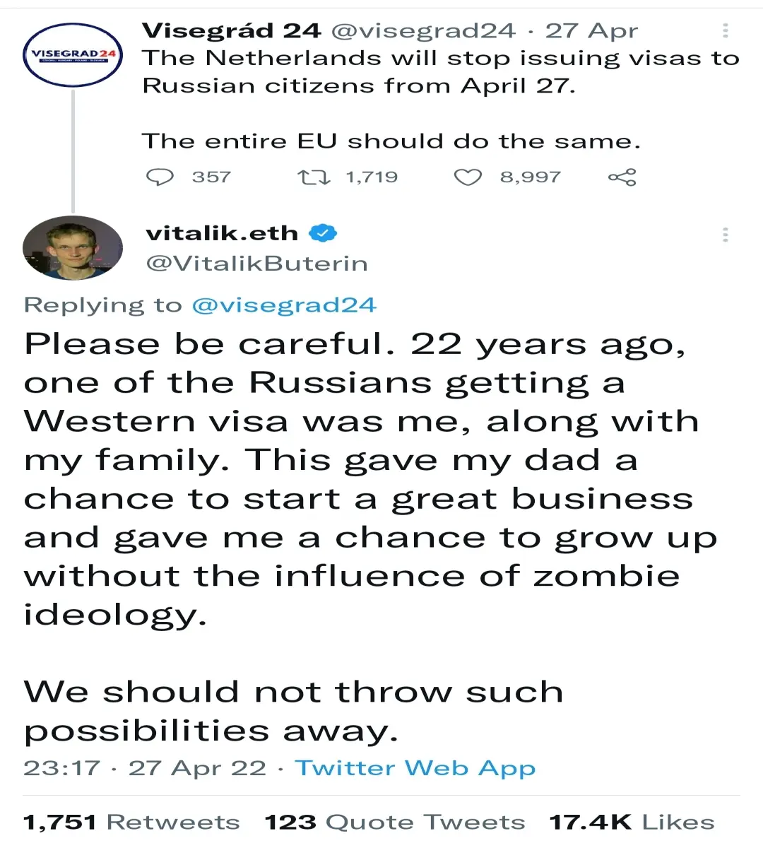 Tweet screen shot