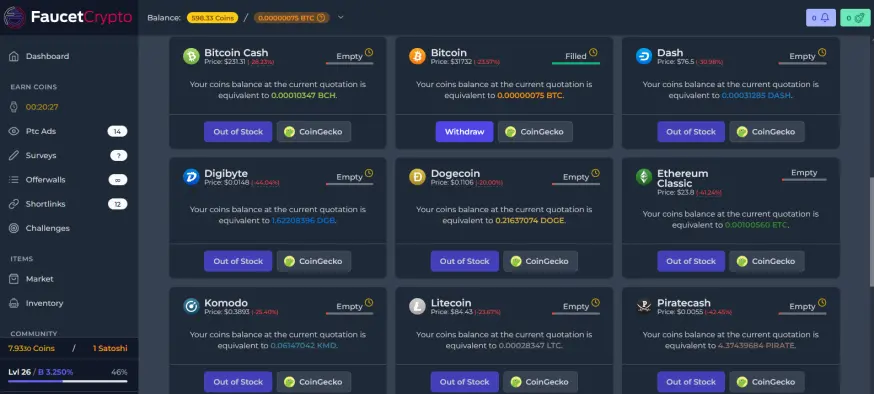 FaucetCrypto