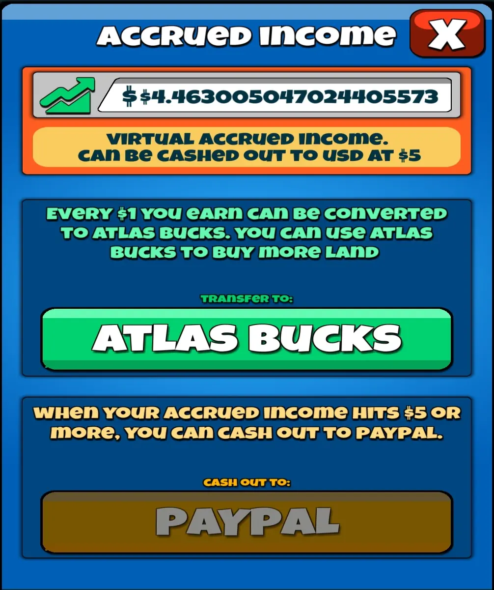 Convert AtlasBucks