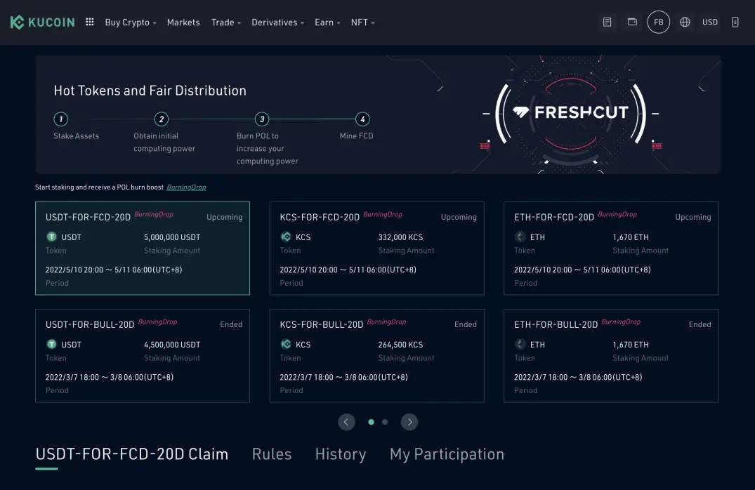 BurningDrop on KuCoin