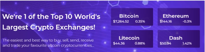 TAGZ Makes the claim of being “1 of the Top 10 World's Largest Crypto Exchanges”