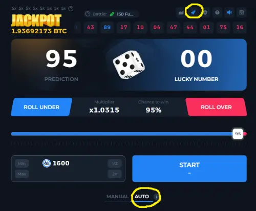 Small bet on BetFury