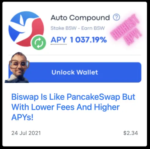 Biswap DEX 1st anniversary
