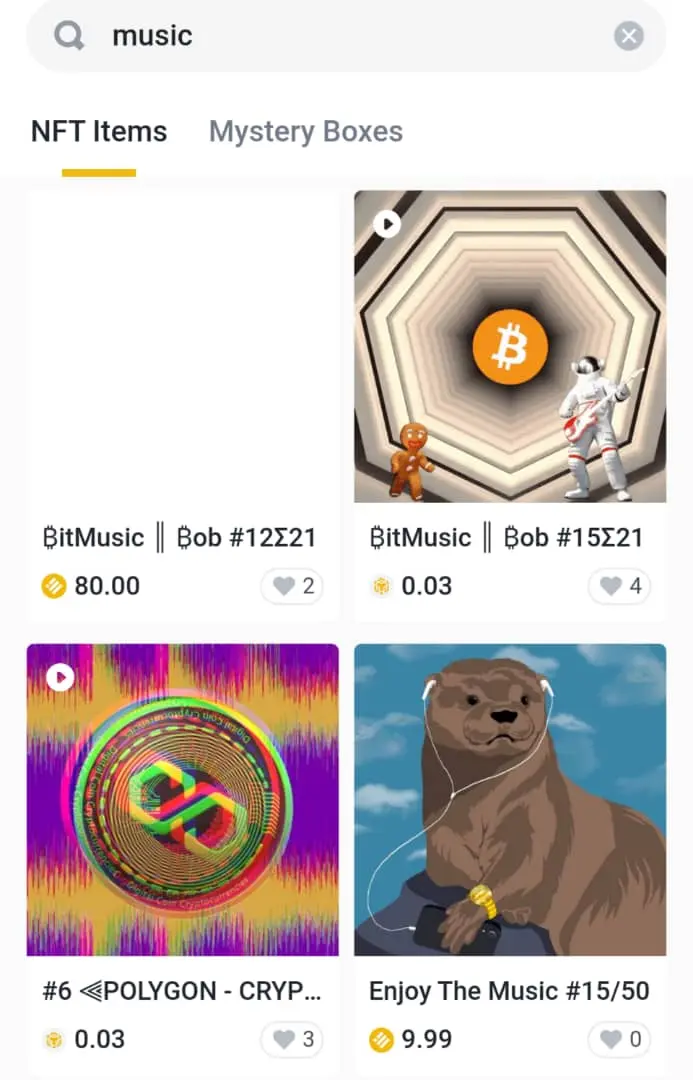 Binance NFT for music interest