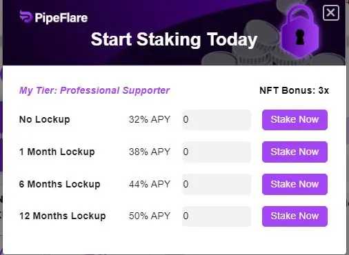 Flare rates