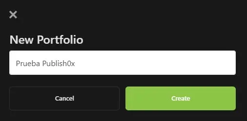 coingecko crear portfolio