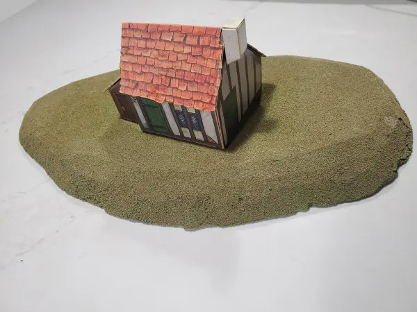 The house on the Hill (miniature scenery)