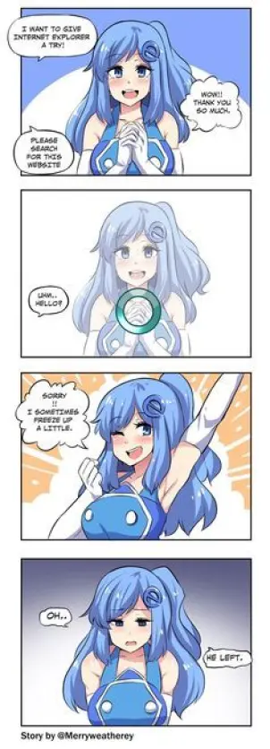 Internet Explorer se congeló