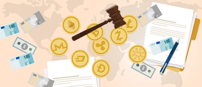 bitcoin crypto blockchain law regulation hammer