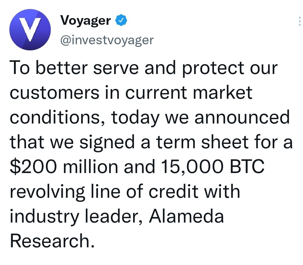 Voyager Tweet