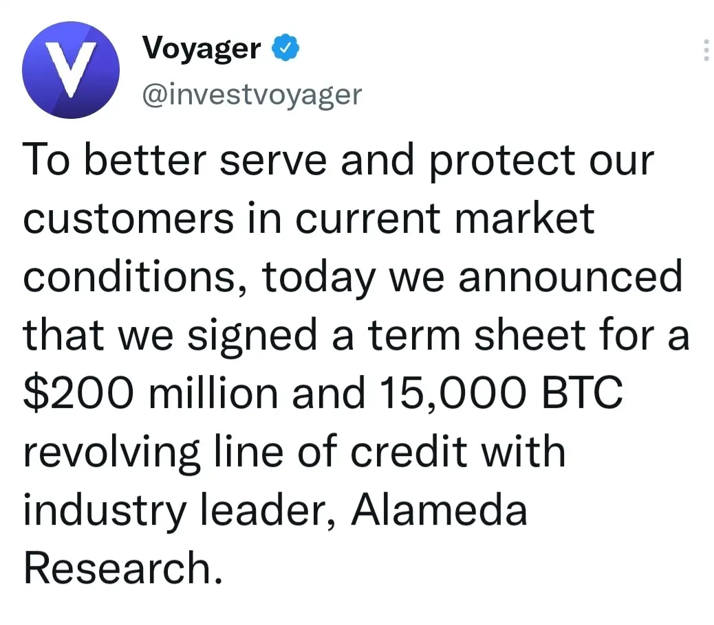 Voyager Tweet