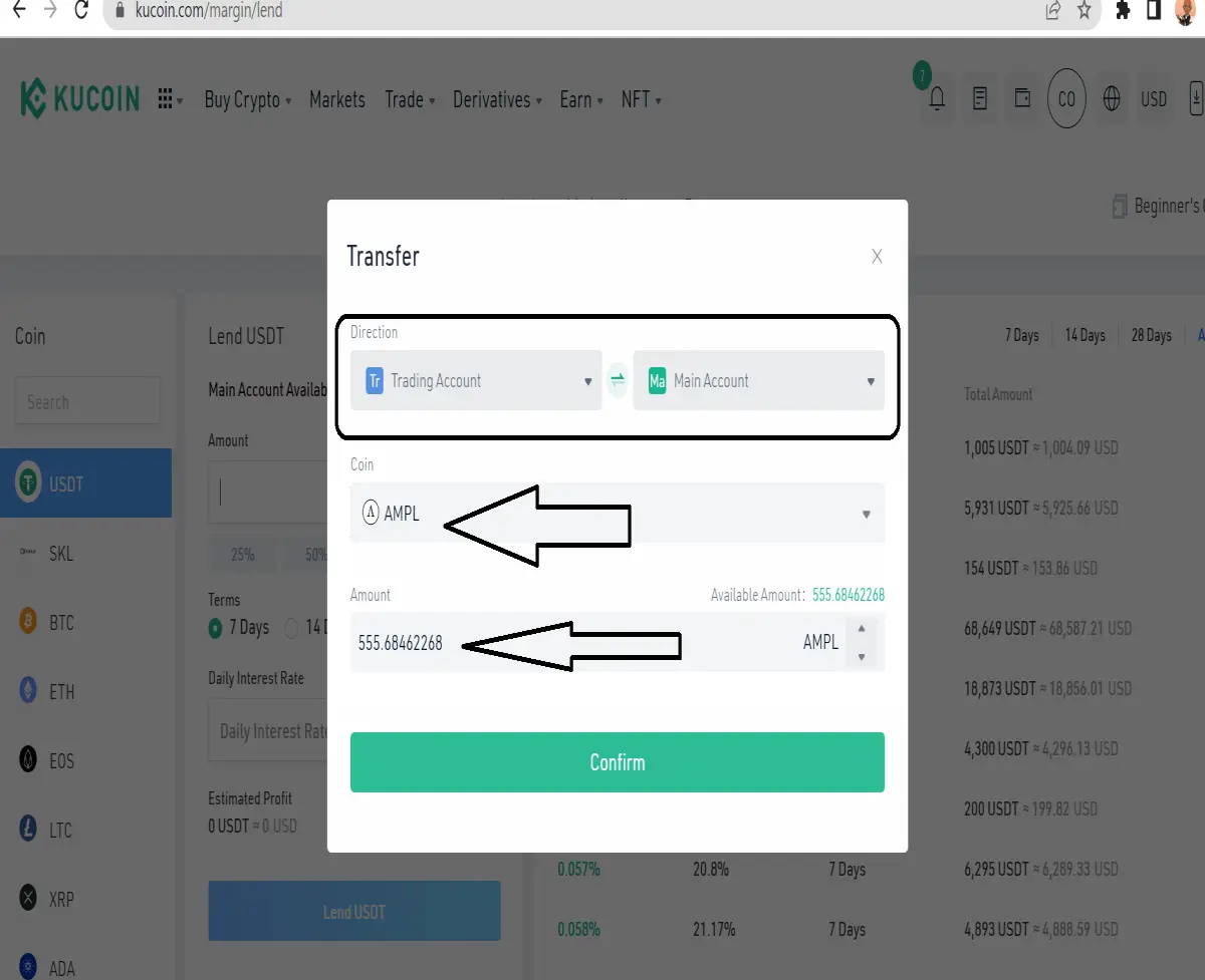 Passive Income with Kucoin Lending
