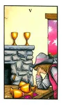 5 of Cups Upright