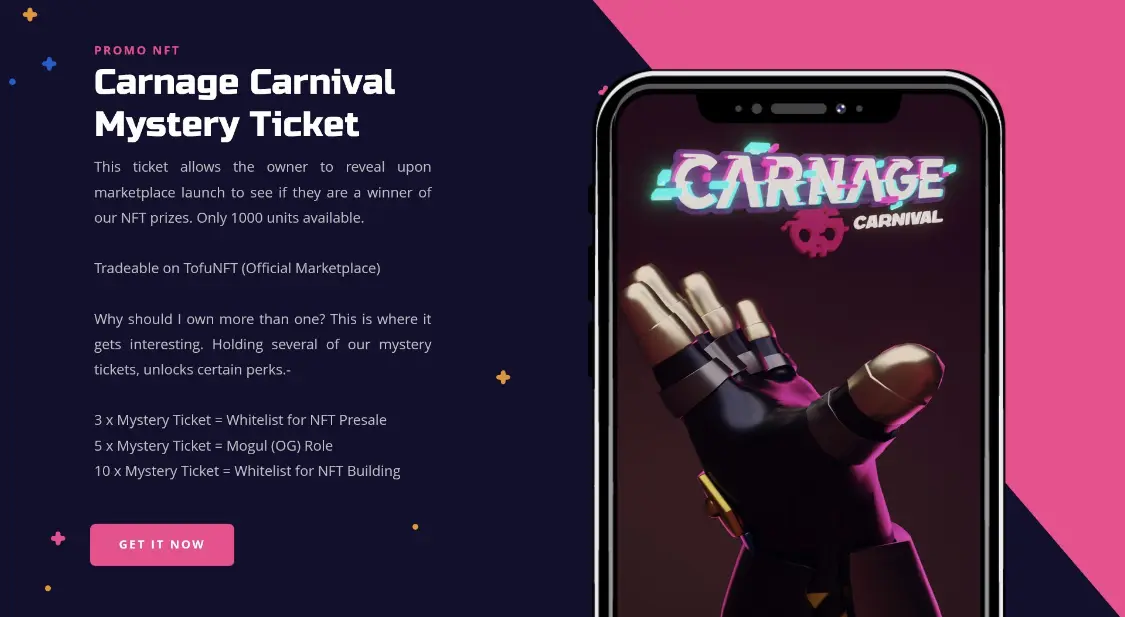 mystery tickets nft