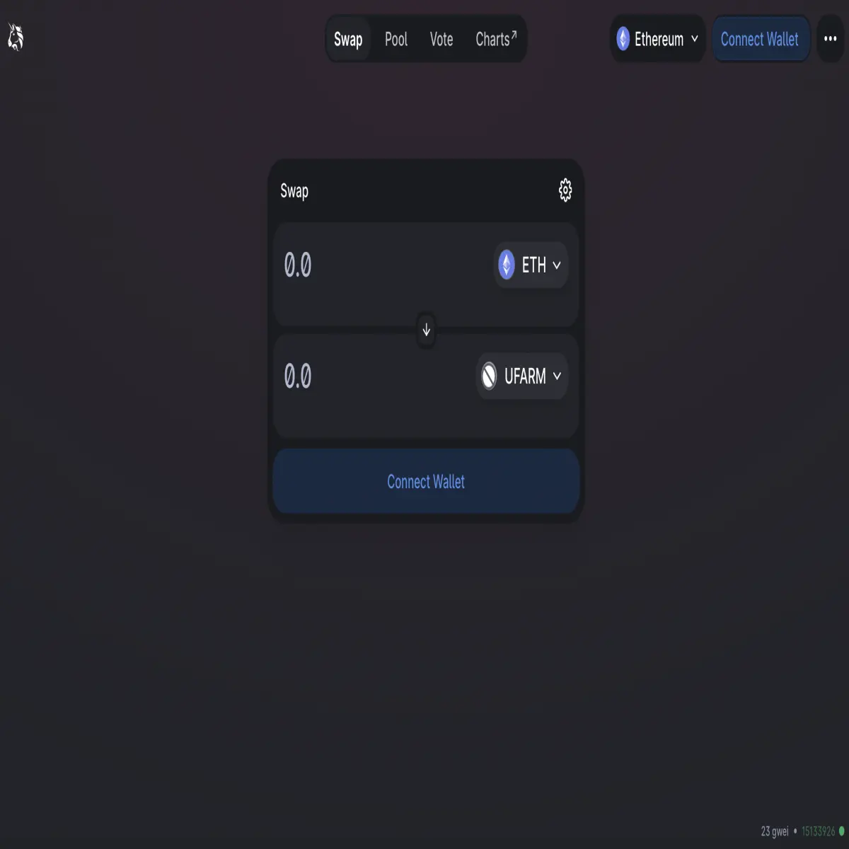 Obtain $UFARM Tokens to Stake on Ethereum Network