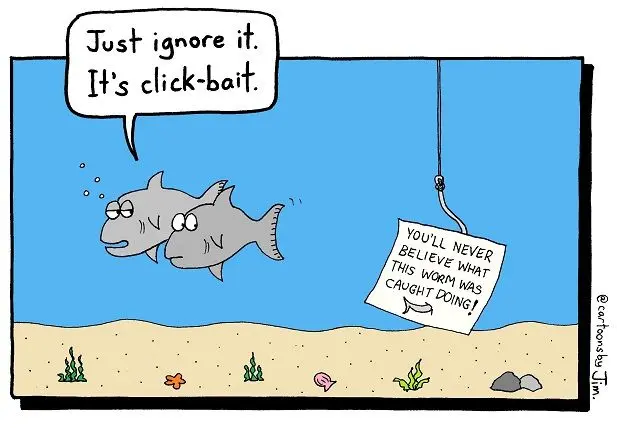 Don't take the bait...